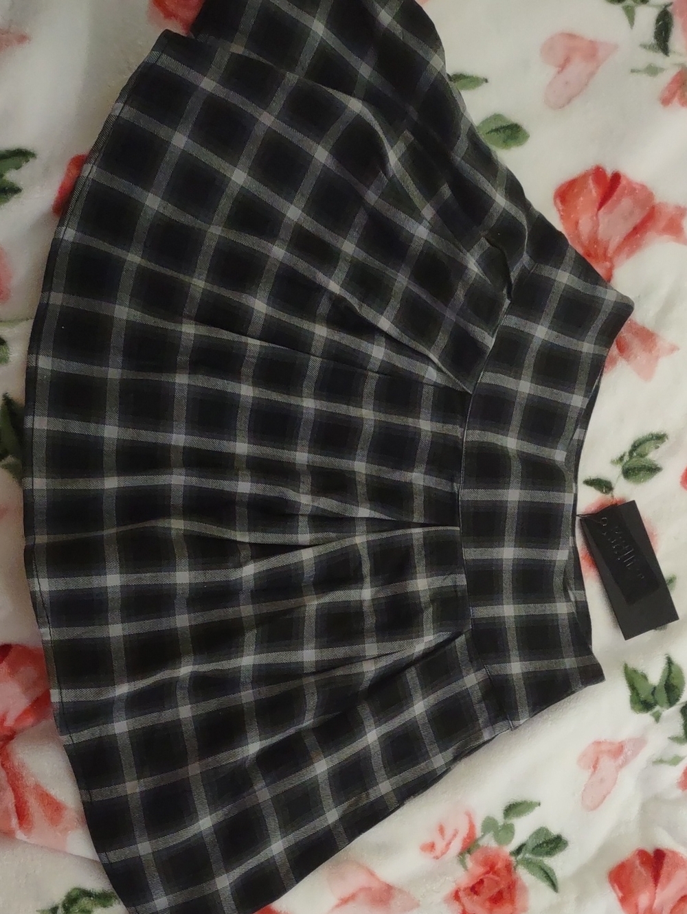 Killstar Plaid Mini Skirt